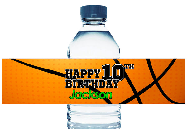 large-basketball-personalized-boy-birthday-water-bottle-labels-candybarwrappers-com for Free Printable Basketball Water Bottle Labels Large Basketball Personalized Boy Birthday Water Bottle Labels - CandyBarWrappers.com for Free Printable Basketball Water Bottle Labels