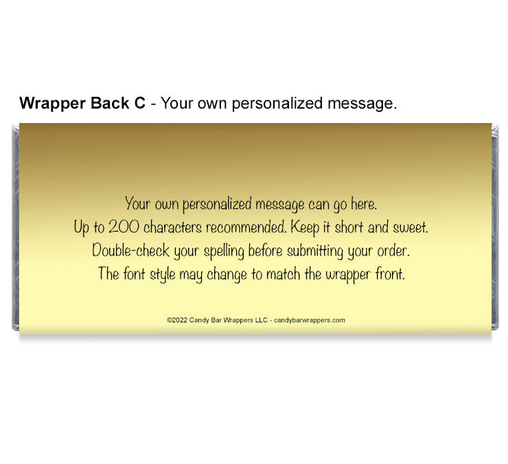 Aged to Perfection Birthday Gold Foil Candy Bar Wrapper Labels