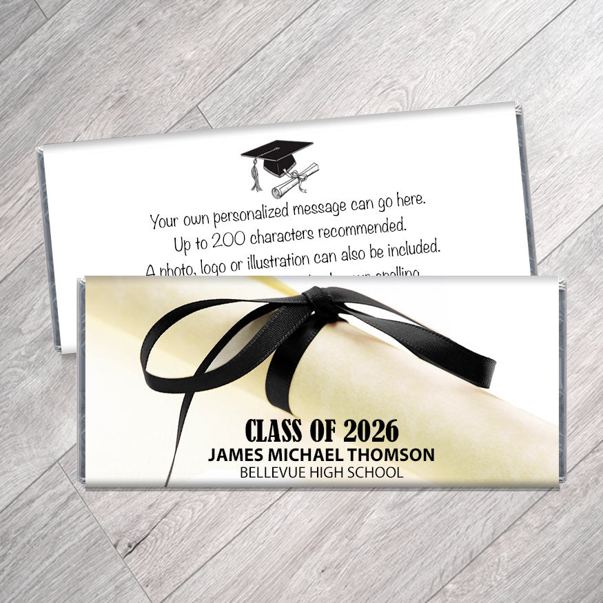 Diploma High School Graduation Candy Bar Wrappers