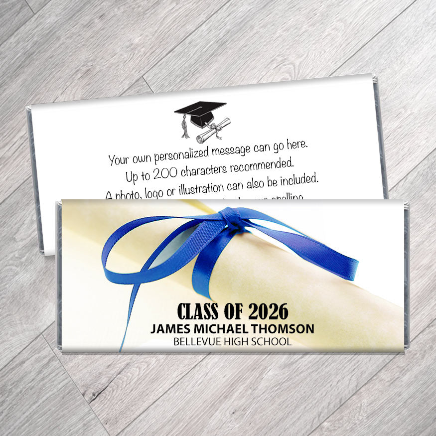 Diploma High School Graduation Candy Bar Wrappers
