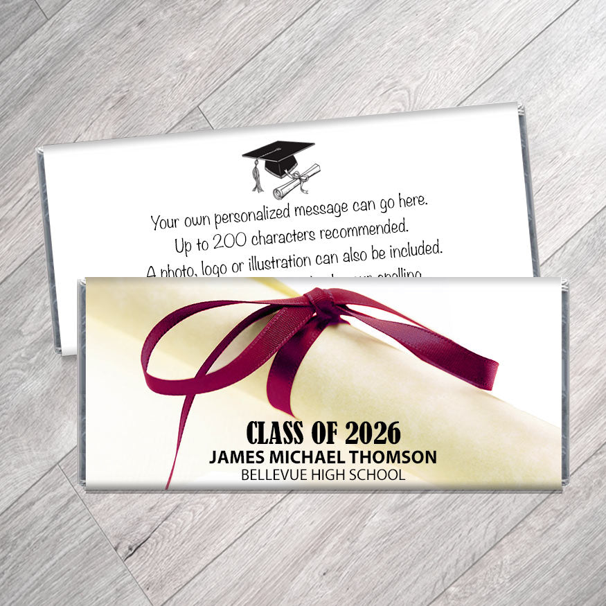 Diploma High School Graduation Candy Bar Wrappers