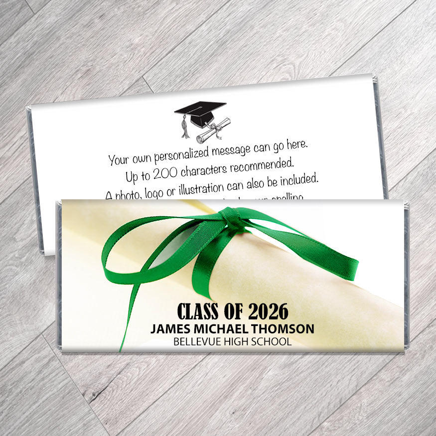 Diploma High School Graduation Candy Bar Wrappers