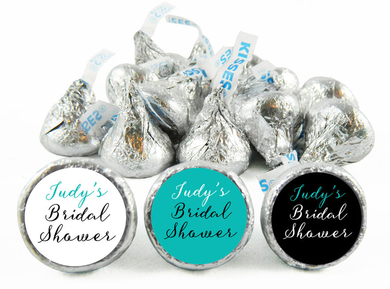 Script Bridal Shower Labels for Hershey's Kisses