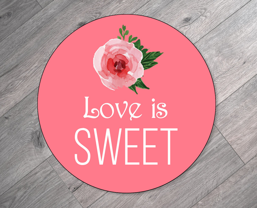 Love is Sweet Valentine's Day Stickers