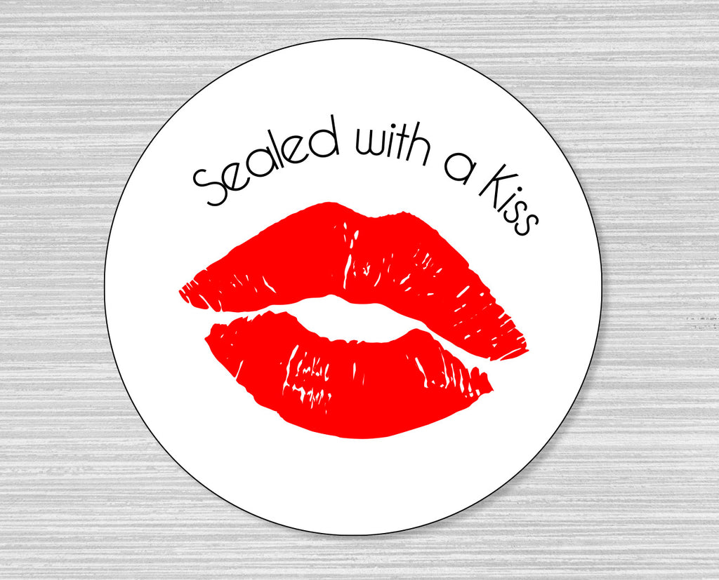 Sealed with a Kiss Valentine's Day Stickers