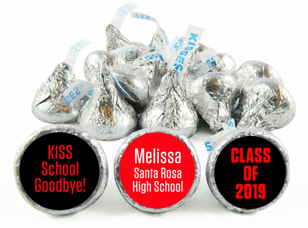 Kiss School Goodbye! Graduation Labels for Hershey's Kisses