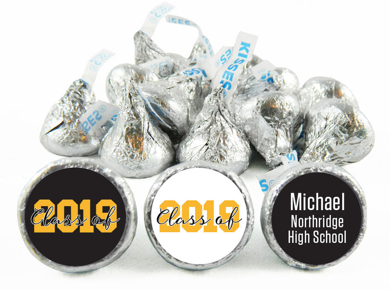 Class of Graduation Labels for Hershey's Kisses