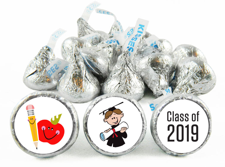 Elementary Class Kindergarten Graduation Labels for Hershey's Kisses
