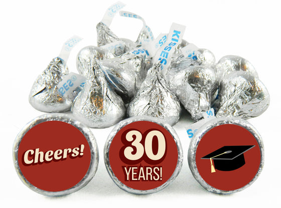 Cheers Reunion Labels for Hershey's Kisses