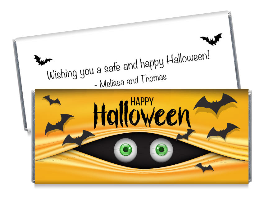 Peeking Eyeballs Halloween Candy Bar Wrappers - CandyBarWrappers.com peeking-eyeballs-halloween-candy-bar-wrappers-candybarwrappers-com
