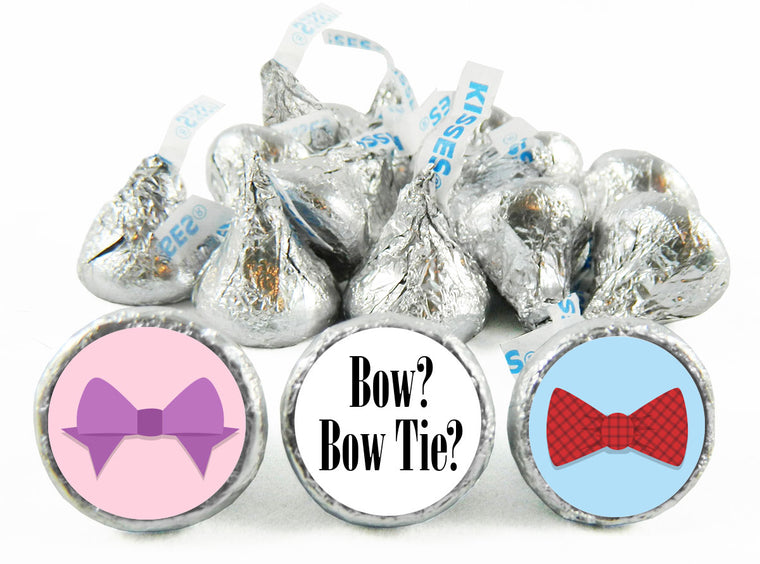 Bow or Bow Tie? Gender Reveal Labels for Hershey's Kisses