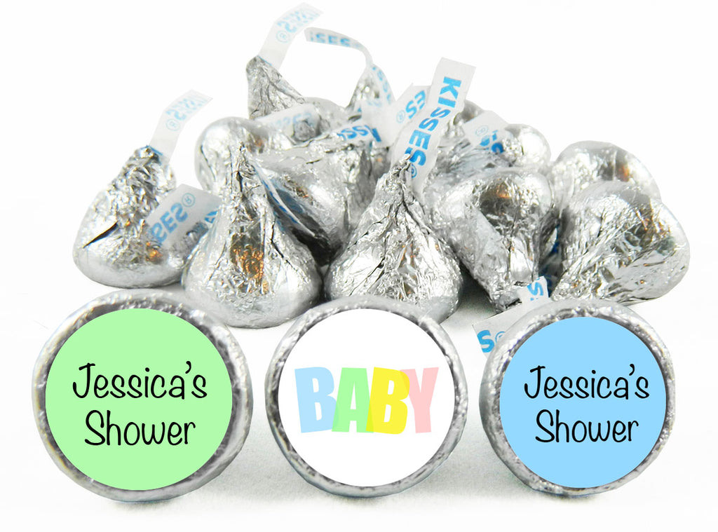 Pastel BABY Labels for Hershey's Kisses