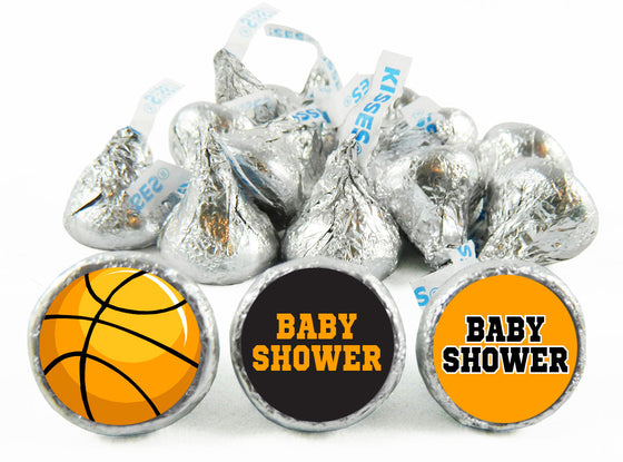 Basketball Baby Shower Labels for Hershey's Kisses