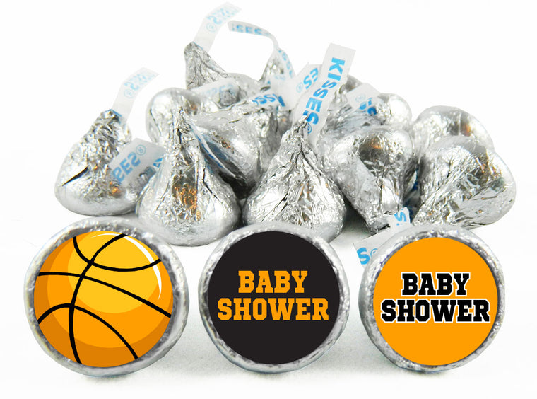 Basketball Baby Shower Labels for Hershey's Kisses