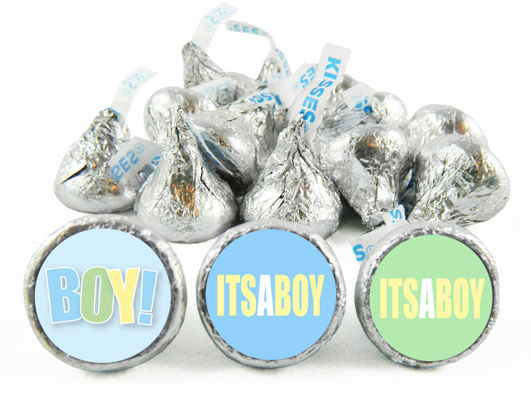 It's a Boy! Baby Shower Labels for Hershey's Kisses