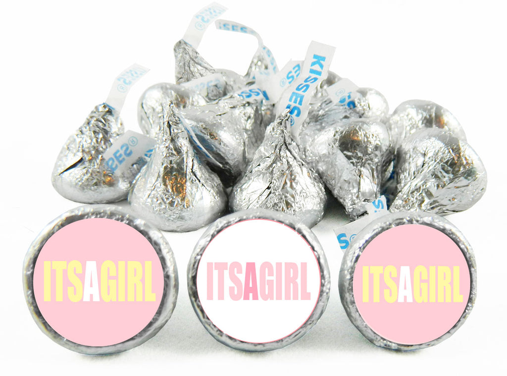 It's a Girl! Labels for Hershey's Kisses