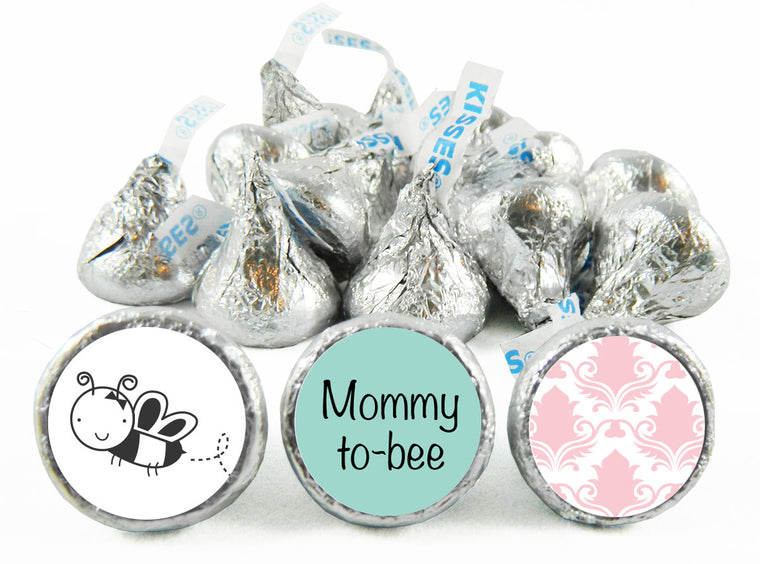 Mommy to Bee Baby Shower Labels for Hershey's Kisses