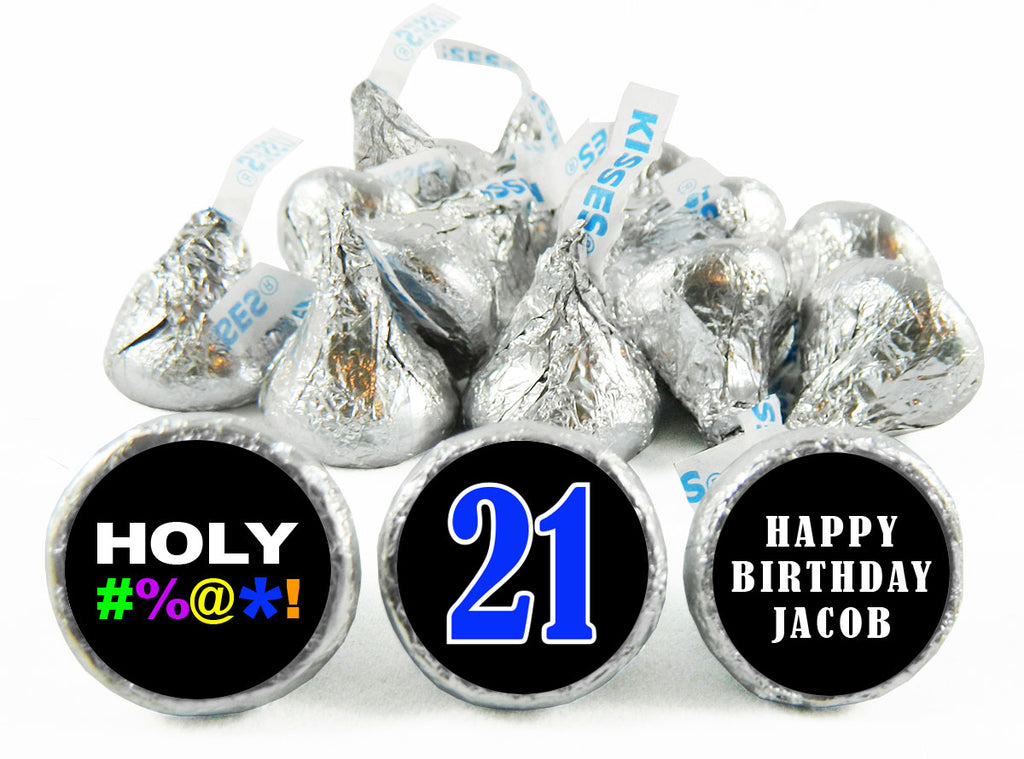 HOLY Bleep! Adult Birthday Party Labels for Hershey's Kisses