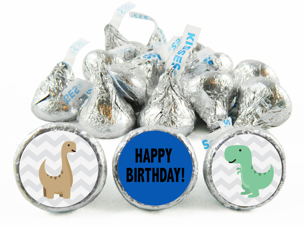 Dinosaur Birthday Party Labels for Hershey's Kisses
