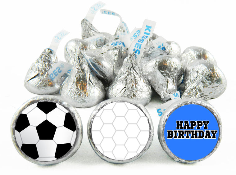 Soccer Birthday Party Labels for Hershey's Kisses
