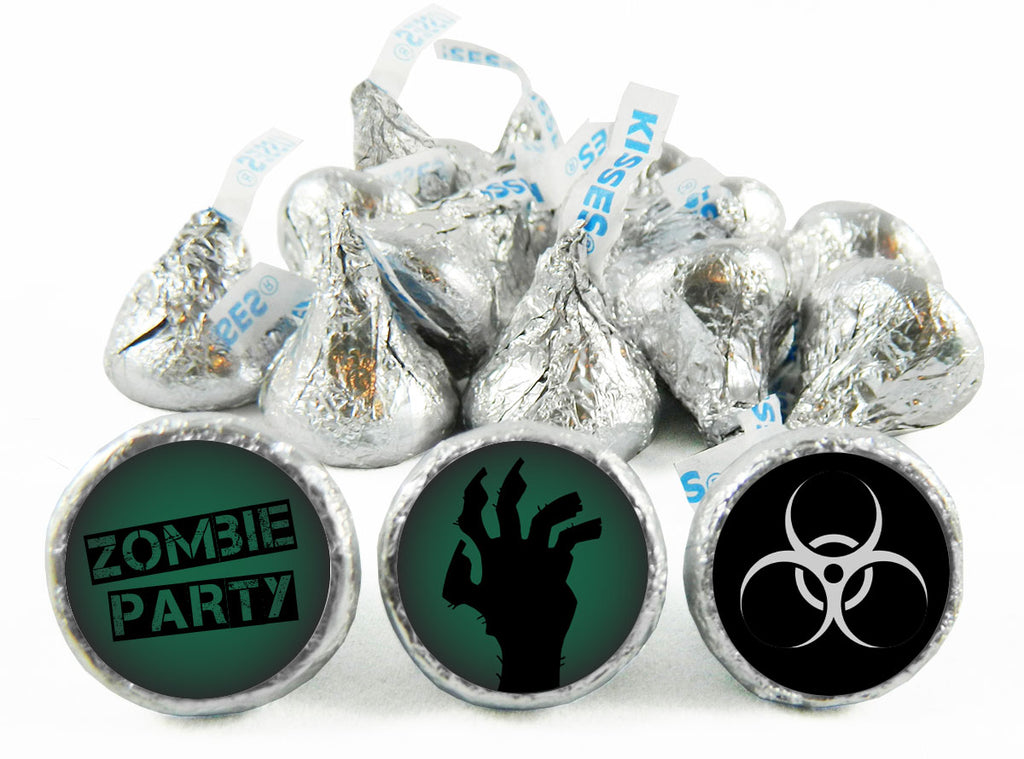 Zombie Birthday Party Labels for Hershey's Kisses