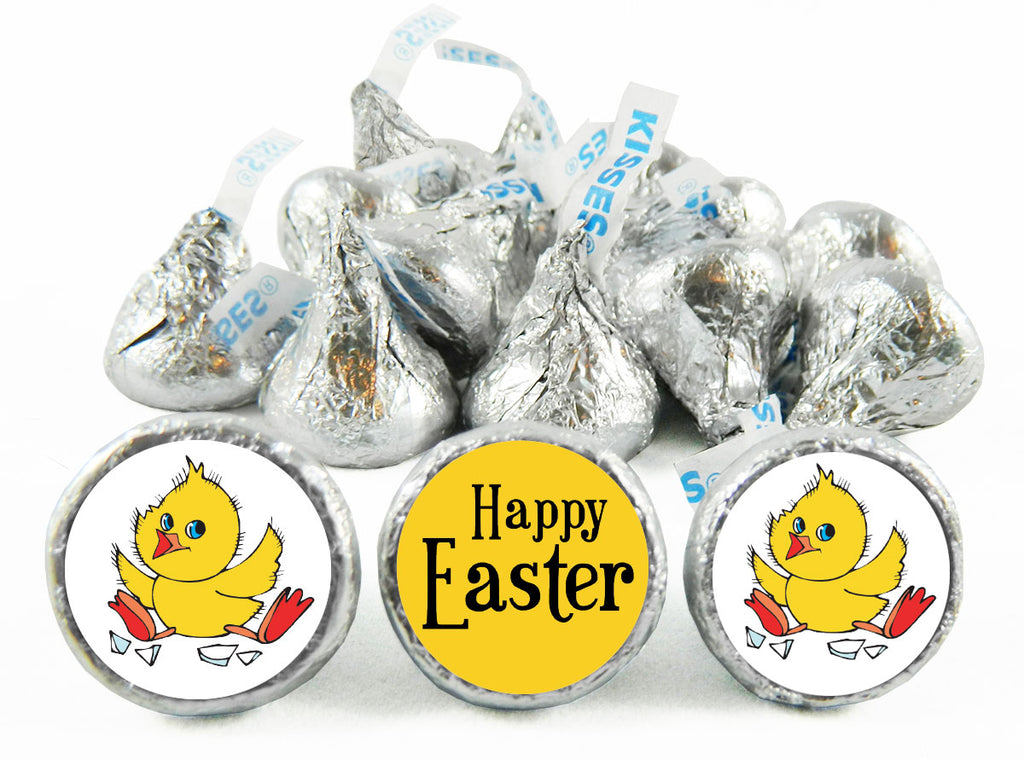 Happy Easter Chick Labels for Hershey's Kisses