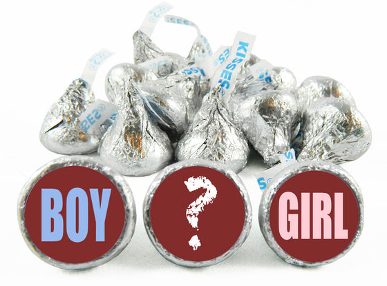 Boy or Girl? Gender Reveal Labels for Hershey's Kisses