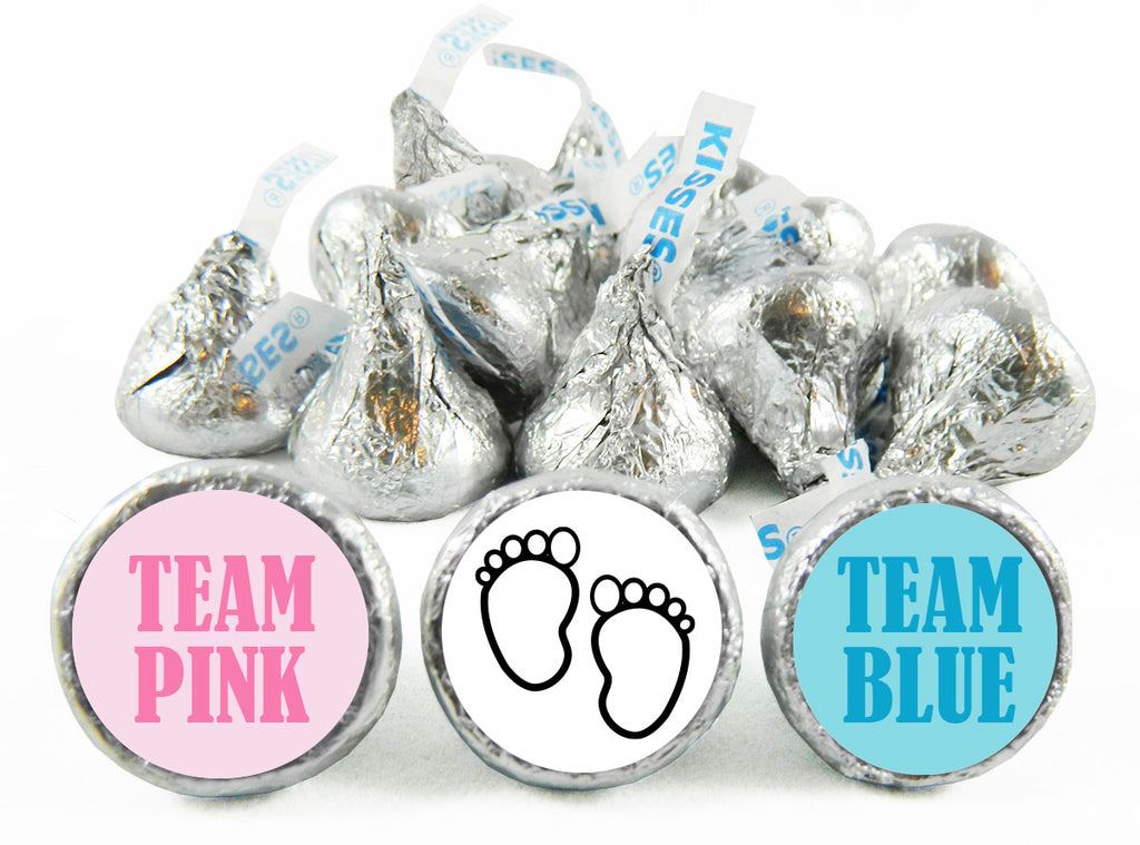Team Pink? Team Blue? Gender Reveal Labels for Hershey's Kisses