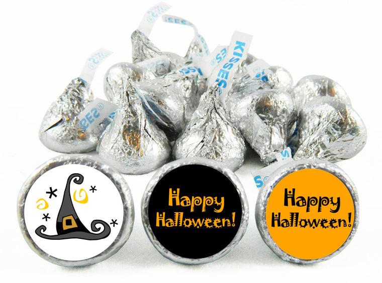 Witches Hat Halloween Labels for Hershey's Kisses