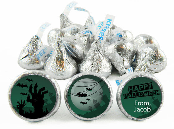 Zombie Halloween Labels for Hershey's Kisses
