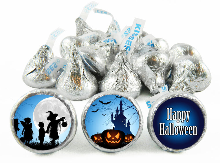 Trick or Treat Halloween Labels for Hershey's Kisses