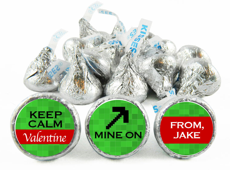 Keep Calm Valentine's Day Labels for Hershey's Kisses