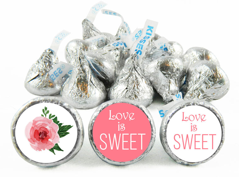 Love is Sweet Wedding Labels for Hershey's Kisses