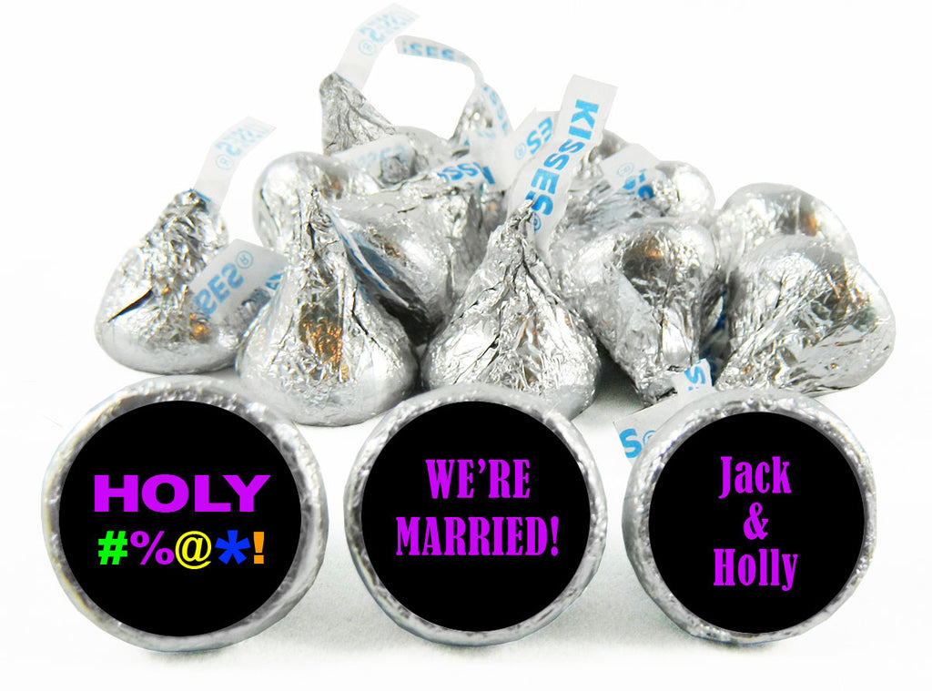 HOLY Bleep Wedding Labels for Hershey's Kisses