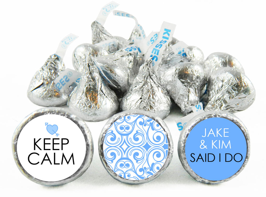 Keep Calm Wedding Labels for Hershey's Kisses