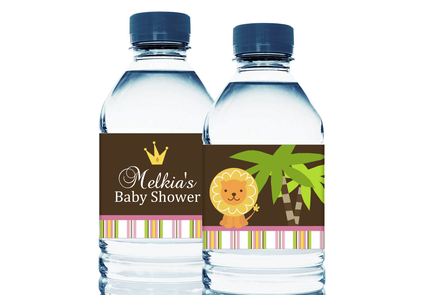 Personalized Baby Shower Water Bottle Labels