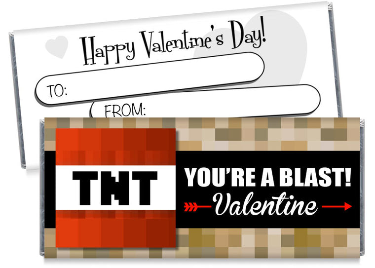 You're a Blast! Valentine's Day Candy Bar Wrappers